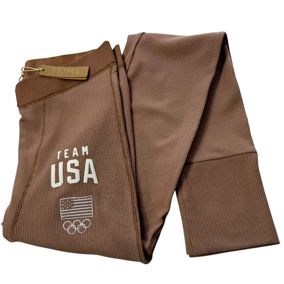 SKIMS Soft Lounge Rib Leggings Team USA Sienna Small‎ - Picture 12 of 12